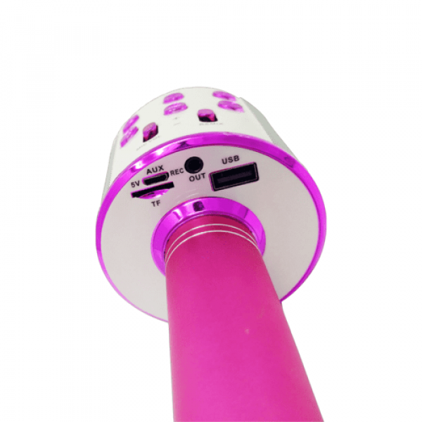 micrófono karaoke rosa regalo para niña