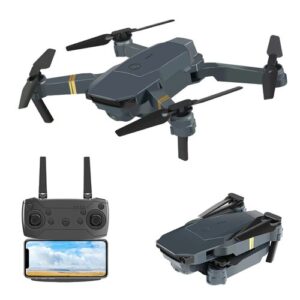 Dron plegable E58 de cámara HD cuadricóptero