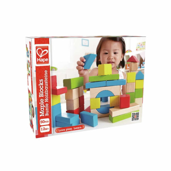 Caja de bloques de madera Hape