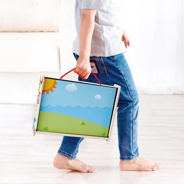 Maletín magnético de artista Hape fácil de transportar