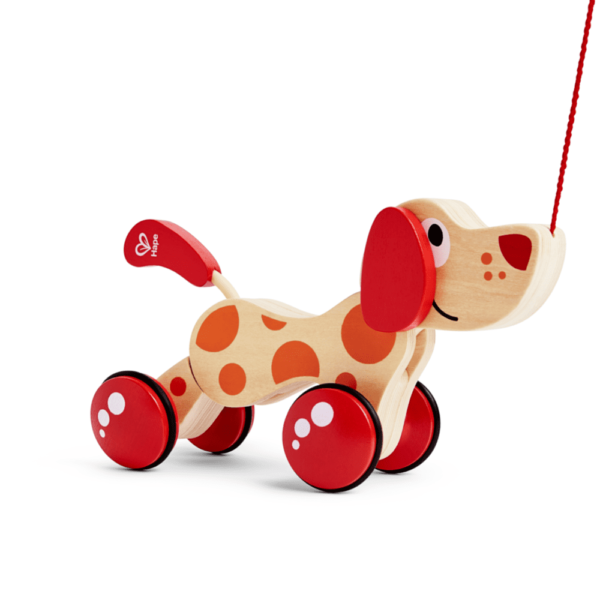 Perrito Pepe juguete de madera para regalar a bebés