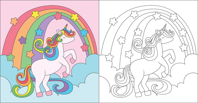 Unicornios para imprimir y colorear 】 Los MEJORES en 【 2023 】