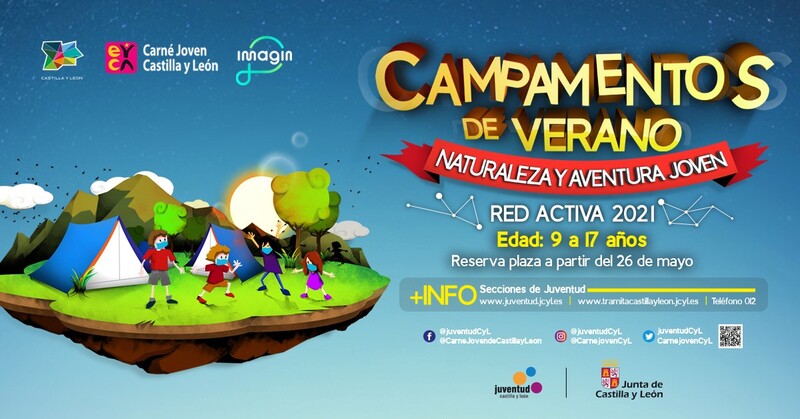Campamentos de verano Red Activa Castilla y León 2021