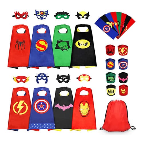 capas de superhéroes para niños