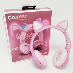 auriculares de orejas de gato inalámbricos